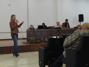 Rita Liberealesso, eleita pela ATENS, propôs além do envio do relatório, mudanças no atual modelo da estatuinte